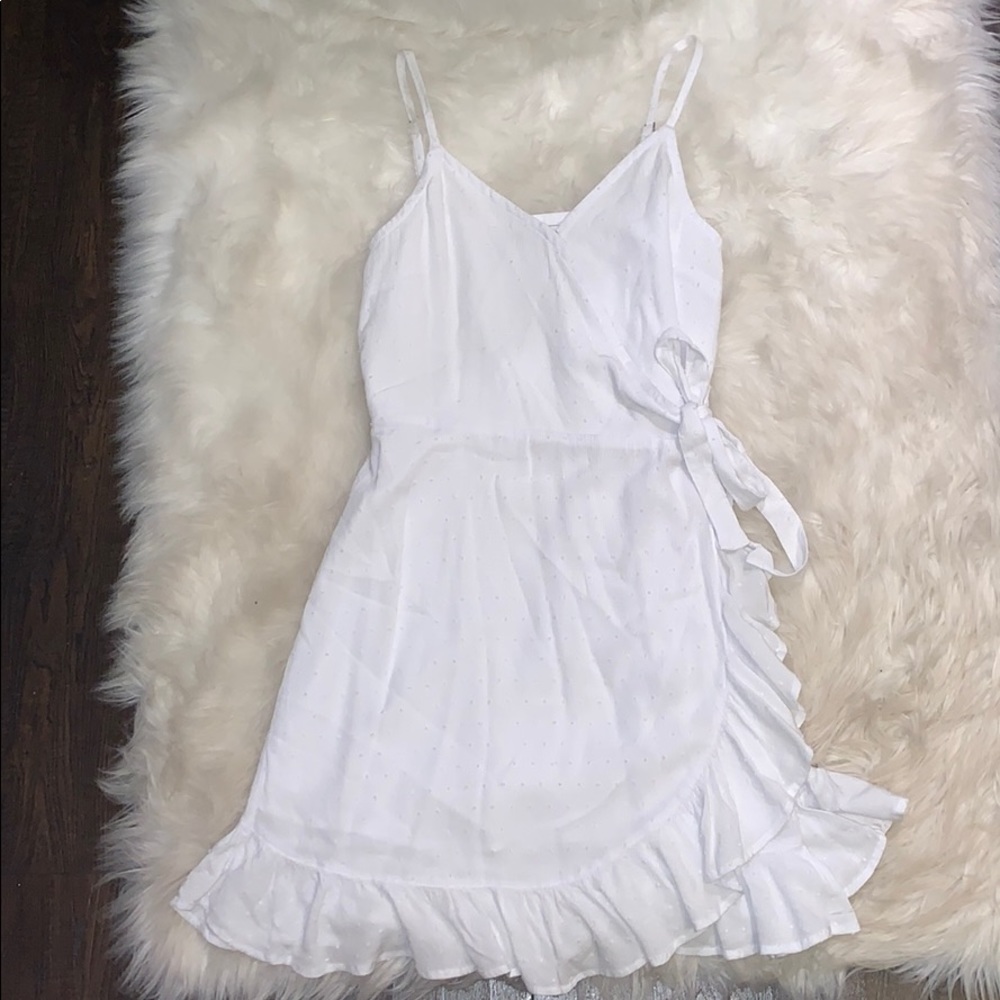 Hollister white dress